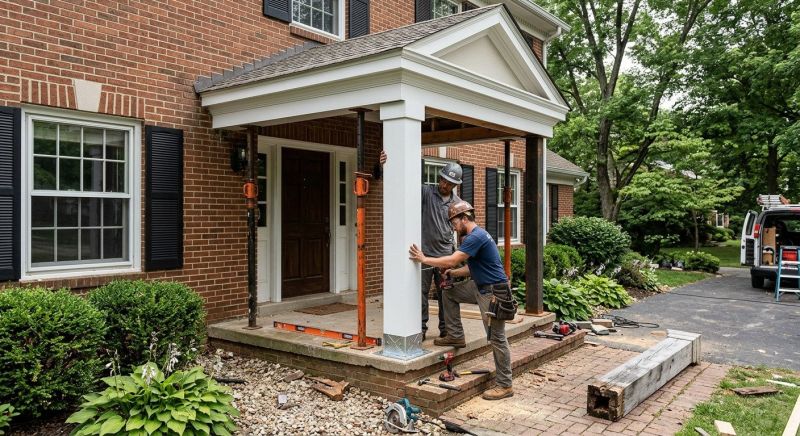 Porch Pillar Replacement Service
